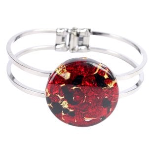 Bracelet Round red - Original Murano Glass