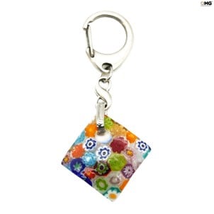 keychain_square_murrine_original_ Murano_glass_omg