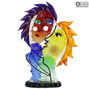kiss_double_faces_sculpture_murano_glass_1