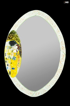 Miroir Klimt - Verre de Murano d'origine OMG