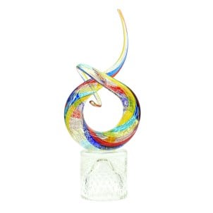 Knotenstangen Silberliebhaber Original Muranoglas oh mein Gott