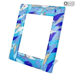 相框細微差別-藍色-Murano原始玻璃OMG