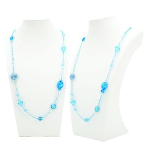 collar_esquí_azul_plata_original_cristal_murano_omg