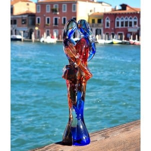 激安通販サイト 人気 Lovers Sculptures Collection Original Murano Glass 工芸品