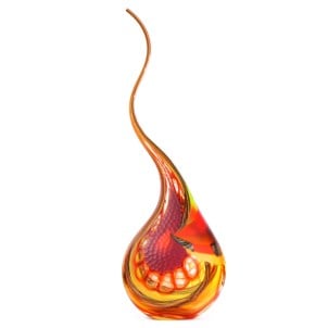 vaso_luxo_cisne_vidro_murano_original_omg