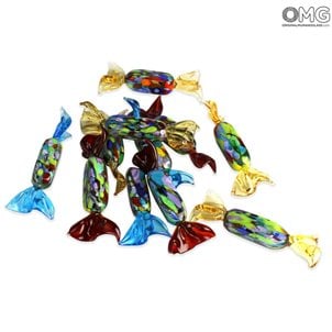 10片威尼斯玻璃糖果-馬切特-穆拉諾玻璃