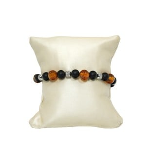 man_bracelet_amber_beads_original_ Murano_glass_omg