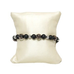 man_bracelet_black_beads_original_murano_glass_omg