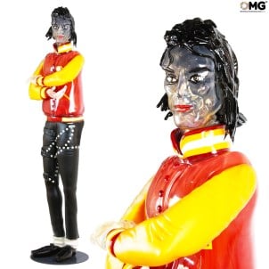 Escultura exclusiva de Michael Jackson - Cristal de Murano original - OMG