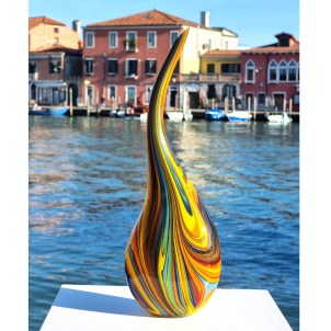 Missoni drop vase Multicolor Original Murano Glass OMG®
