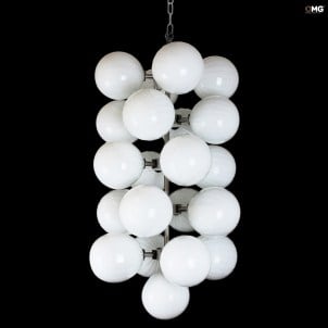 مصباح Celing - Atmosphera - أبيض - زجاج مورانو الأصلي - OMG