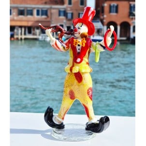 monkey_juggler_clown_original_murano_glass_omg4