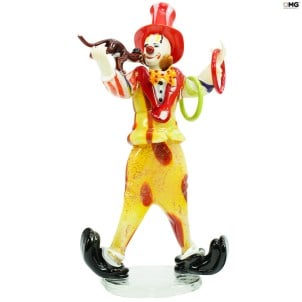 Clown figurine - Jimbo - Original Murano Glass OMG