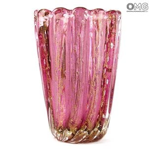 Lotus Vase - Purple - Original Murano Glass OMG