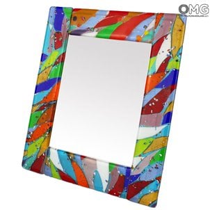 Photo Frame Nuance - Multicolor - Original Murano Glass OMG