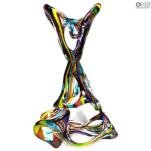 Multicolor Slimer - Abstract - Murano Glass Skulptur Multicolor Slimer - Abstract - Murano Glass Skulptur