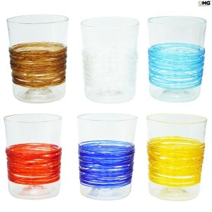 multicolor_strip_glasses_original_ Murano_glass_omg