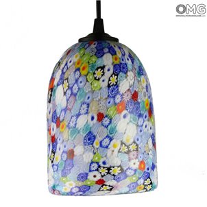 Lampe à suspension Millefiori - Multicolore - Original Murano