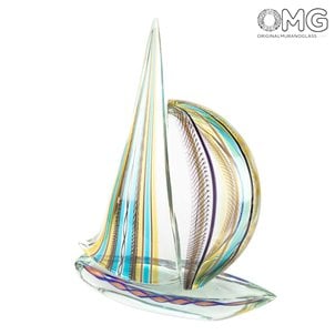murano_glass_blue_sail_boat_98