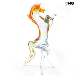 Cavalo - Feito à mão - Original Murano Glass Omg