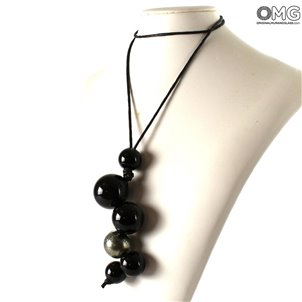 necklace_black_lumina_murano_glass_1