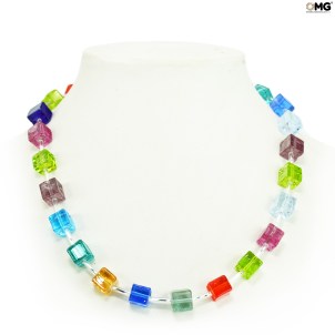 Necklace_cubes_multicolor_original_murano_glass_omg