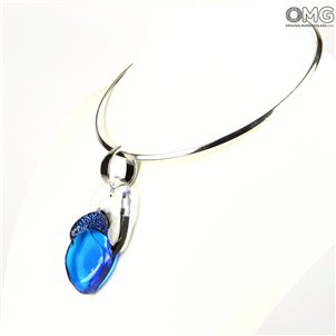 項鍊_murano_glass_omg_blue_and_light_blue