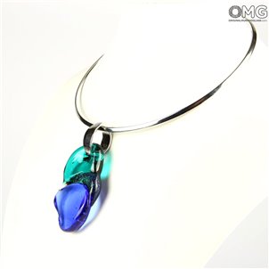 necklace_murano_glass_pendant_blue_green