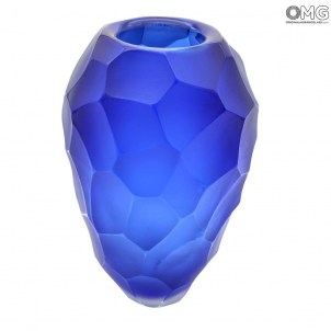 Nightsky Battuto Vase - Geblasene Vase - Original Murano Glas Nightsky Battuto Vase - Geblasene Vase - Original Murano Glas