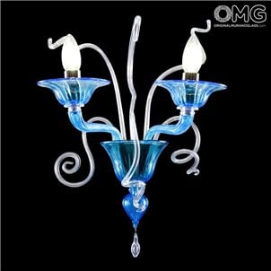 Applique Carnevale - Luxury - Murano Glass - 2 luci