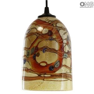 Lámpara colgante Fantasy - Naranja - Original de Murano