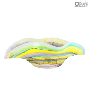 Sombrero Monnet - Cuenco de centro de mesa - Vidrio de Murano original OMG