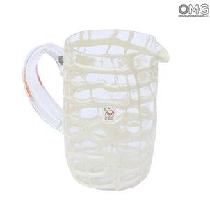 original_murano_glass_white_pitcher