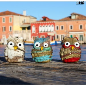 owl_sculpture_realistic_gift_original_murano_glass_venetian