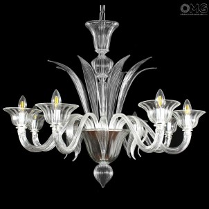 威尼斯式枝形吊燈 Mazzini Cristallo - Lance - Original Murano Glass