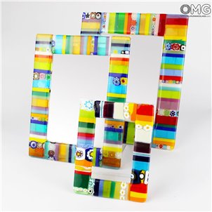 photo_frame_millefiori_reeds_murano_glass_1