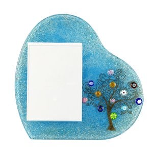 相框-生命之樹淺藍色-原裝Murano玻璃OMG
