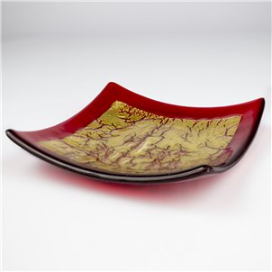 piatto_rosso_foglia_oro_murano_4