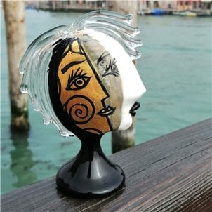 picasso_face_dem_murano_glass_gold_6
