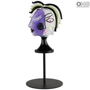 picasso_face_dem_murano_glass_purple_1