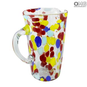 إبريق متعدد الألوان - Arlecchino - زجاج مورانو الأصلي OMG