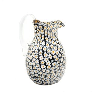 Pitcher_flowers_daisy_millefiori_murano_glass_omg