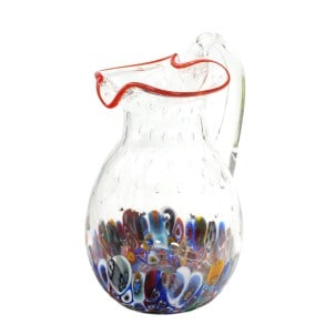 pitcher_red_edge_murano_glass_omg