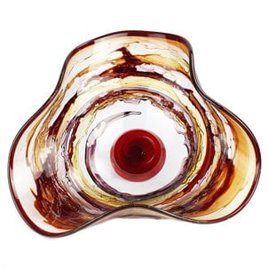 طبق سبروفي كيروس - وعاء زجاجي - زجاج مورانو الأصلي OMG