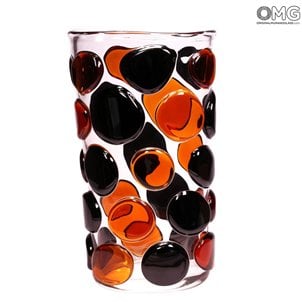 pois_vase_orange_black_murano_glass_1