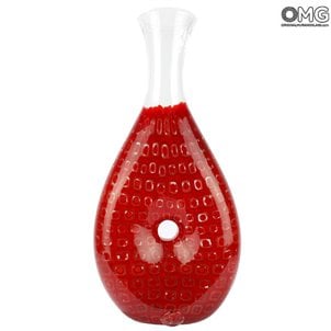 red_drop_vase_original_murano_glass_1