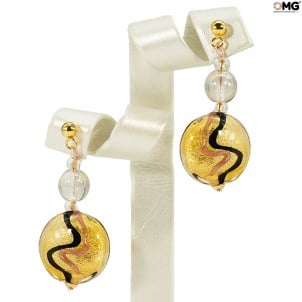 roma_aretes_oro_original_murano_glass_omg