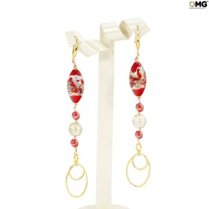 roma_earrings_red_original_murano_glass_omg