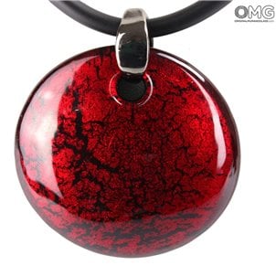 Colgante - Rojo - Cristal de Murano Orignal OMG