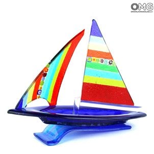 Velero - Multicolor - Cristal de Murano original Velero - Multicolor - Cristal de Murano original